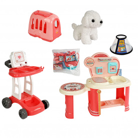 Детский набор врача Yufeng 9 предметов Бело-красный (157930)