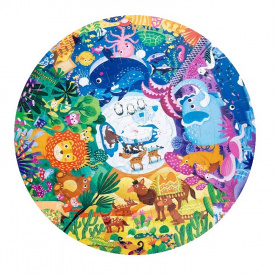 Детские пазлы Yufeng Вокруг Света 158 деталей Разноцветный (108365)