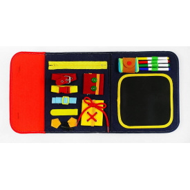 Логическая папка Jin Jia Tai 8 застежек 4 маркера Разноцветный (145429)