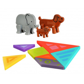 Магнитная игра Hola 7 деталей Multicolor (120723)