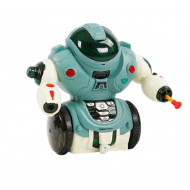 Детский робот TK Union Group Защитник LED 17х9х16 см Голубо-белый (135293)