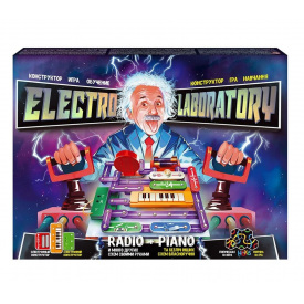 Электронный конструктор Danko Toys Electro Laboratory Radio+Piano 39,5 х 29 х 5 см Multicolor (110909)