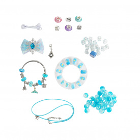 Игровой набор украшений Yufeng Jewelry Diy 62 элемента Голубой (158586)