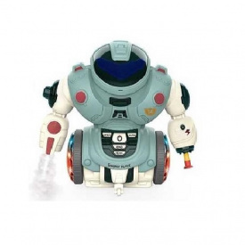 Робот "Космический воин" со звуковыми эффектами, стреляет ракетами LZCZ White (97006)