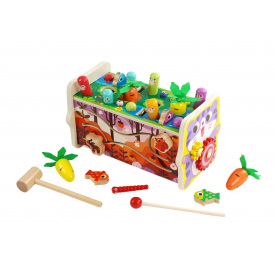 Детская игра Yufeng 5 игровых панелей стучалка 24х13.5х14 см Разноцветный (158063)