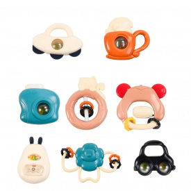 Набор погремушек D Jin Shang Lu Baby Microphone 8 шт Multicolor (105133)