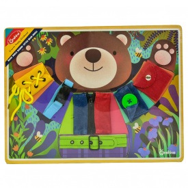 Бизиборд деревянный Onshine 10х30х1 см Разноцветный (76353)