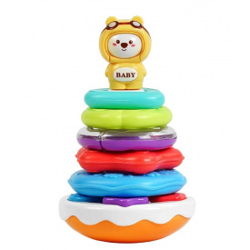 Пирамидка-сортер TK Union Group Мишкины приключения мелодии Разноцветный (138379)