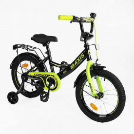 Детский велосипед 16" Corso Maxis Черно-желтый (162144)