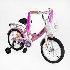 Велосипед двухколесный Corso MAXIS 18" Розовый (163795)