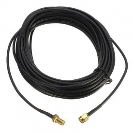 Антенный кабель - удлинитель с SMA разъемами Unitoptek RP-SMA-10 10 м (101034)