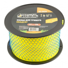 Леска для триммера MASTERTOOL Квадрат 2,40 мм 174 м катушка (19-2424)