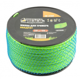 Леска для триммера MASTERTOOL Квадрат крученный 3,00 мм 172 м катушка (19-1730)