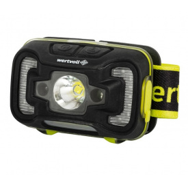 Фонарь налобный WERTVOLL 6 режимов датчик движения СREE LED/RED LED/COB LED IP65 Li-pol 1800 mAh/t (RX-8015)