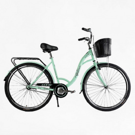 Велосипед городской 28" Corso Fortuna 20" Бирюзовый (162952)