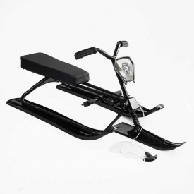 Снегокат Skyper стальная рама руль мягкое сиденье 125х50,6х38,5 см Черный 164558