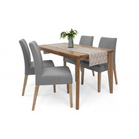 Ранер доріжка сервірувальна на стіл Флер-3 (40 × 150 см, бавовна, трави, бежевий) IMI