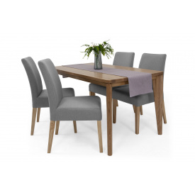 Ранер доріжка сервірувальна на стіл Бланш-3 (34 × 150 см, бавовна, в горох, ліловий) IMI