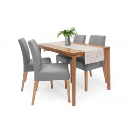 Ранер доріжка сервірувальна на стіл Алізе-3 (40 × 150 см, бавовна, курочка, бежевий) IMI