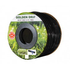 Крапельна стрічка емітерна для поливу парників GOLDEN DRIP 100 м Чорний