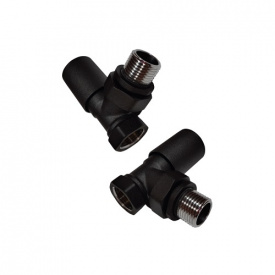 Кран радиаторный Polywarm 1/2" угловой, стальной