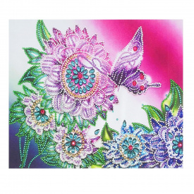 Алмазная мозаика TK Union Group Бабочка 40х50 см Разноцветный (150225)