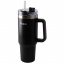 Термокухоль з ручкою та соломинкою Magio MG-1087 1.2 л Black Київ