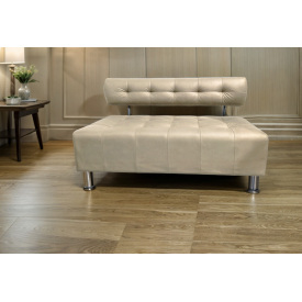 Диван офисный Tobi Sho Стелс со спинкой без подлокотников 1000x560x750, кожзам Шампань 2207