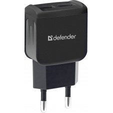 Фото - Мережевий зарядний пристрій Defender EPA-13 Black, 2xUSB, 5V/2.1A, package (83840) (6505075) Мережевий зарядний пристрій Defender EPA-13 Black, 2xUSB, 5V/2.1A, package (83840) (6505075)