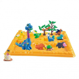 Тесто для лепки Play Doh Динозавры 4 цвета теста Разноцветный (142937)