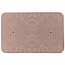 Вологопоглинаючий килимок Sticker Wall 40х60 см Коричнево-білий (SW-00002554)