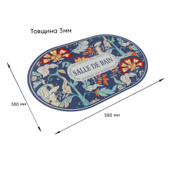 Вологопоглинаючий килимок Sticker Wall 35x58 см Різнокольоровий (SW-00002559) Івано-Франківськ