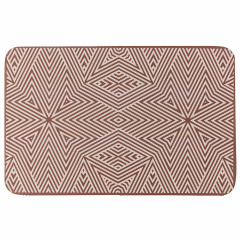 Вологопоглинаючий килимок Sticker Wall 40х60 см Коричнево-білий (SW-00002554) Чернівці