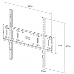 Кронштейн настінний X-Digital STEEL SF305 Black (5988308) Лубни