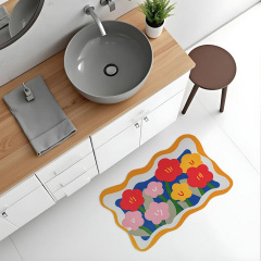 Вологопоглинаючий килимок Sticker Wall 35x58 см Різнокольоровий (SW-00002562) Слов'янськ