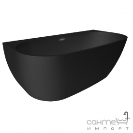 Ванна акрилова окремостояча Polimat Risa 160х80 00478 чорний