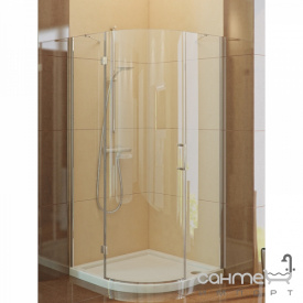 Полукруглая душевая кабина New Trendy MERANA P K-0111 правая, графит