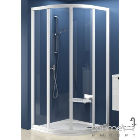 Душовий куточок розсувний Ravak Supernova SKCP4-80 білий/grape (скло) 31140100ZG