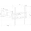 Кронштейн настінний X-Digital STEEL SA345 Black (5988311) Житомир