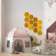 Зеркальный декор акриловый самоклеющийся Sticker Wall 85x95 мм 12 шт Золотистый (SW-00002516) Обухов