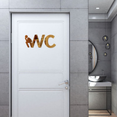 Дзеркальний декор акриловий самоклеючий Sticker Wall WC 3 шт Золотистий SW-00002525 Виноградів