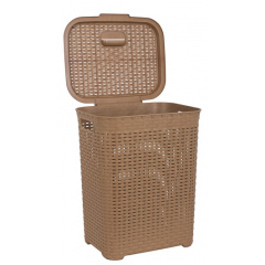 Корзина для белья Violet House 0778 Роттанг CREAM 45 л Коричневый (6931331) Обухов
