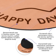 Влагопоглощающий коврик Sticker Wall 35x58 см Коричневый (SW-00002556) Михайловка