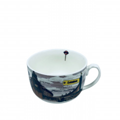 Чашка порцелянова S&T 3189 London 700 мл 12.8x9 см Ізюм