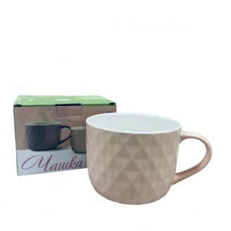 Чашка порцелянова S&T 4160-99 1000 мл 13.7x10.3 см Персиковий