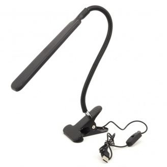 Настільна лампа світлодіодна з прищепкою A-PLUS XSD-206 220В Чорний