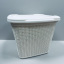 Кошик пластиковий з кришкою Ucsan Plastik М-071 30,5x32x25 см 15 л Бежевий Рівне