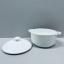 Горщик для запікання з кришкою Wilmax Slatestone WL-661540/A 18см/600мл White Конотоп