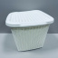 Кошик пластиковий з кришкою Ucsan Plastik М-071 30,5x32x25 см 15 л Білий Чернігів