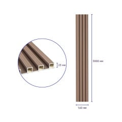 Декоративная стеновая рейка 3000*160*23мм (D) SW-00001853 Sticker Wall Киев